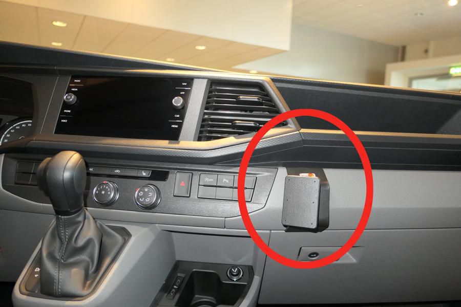 Brodit Proclip 855588 – Auto-Halterung – Schraubbefestigung, für Volkswagen T6.1 – Schwarz
