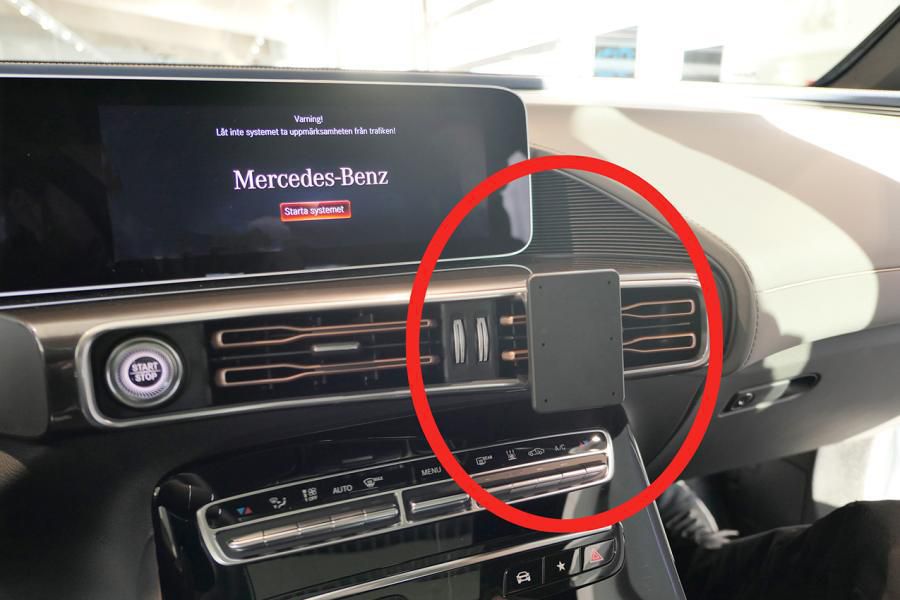 Brodit Fahrzeug-Dock für mobile Computer – Autolüftungsmontage, passive Halterung – Schwarz