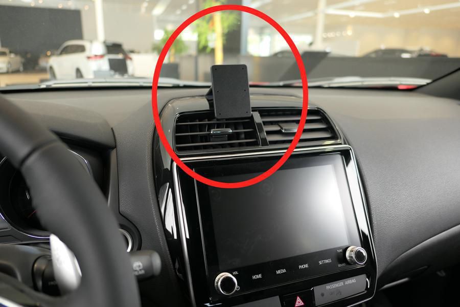 Brodit Auto-Halterung, Klemmhalterung, für Smartphones – Schwarz, ABS