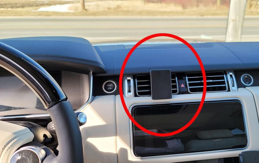 Brodit ProClip – Auto-Halterung – Lüftungsschlitz – Schwarz