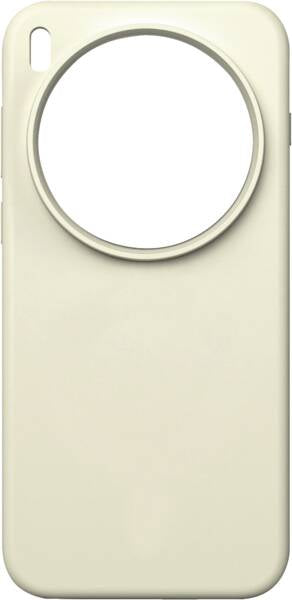 Rabbiter Liquid Silic Backcover – für Vivo X300 Pro, Silikon, Elfenbein, kratzresistent