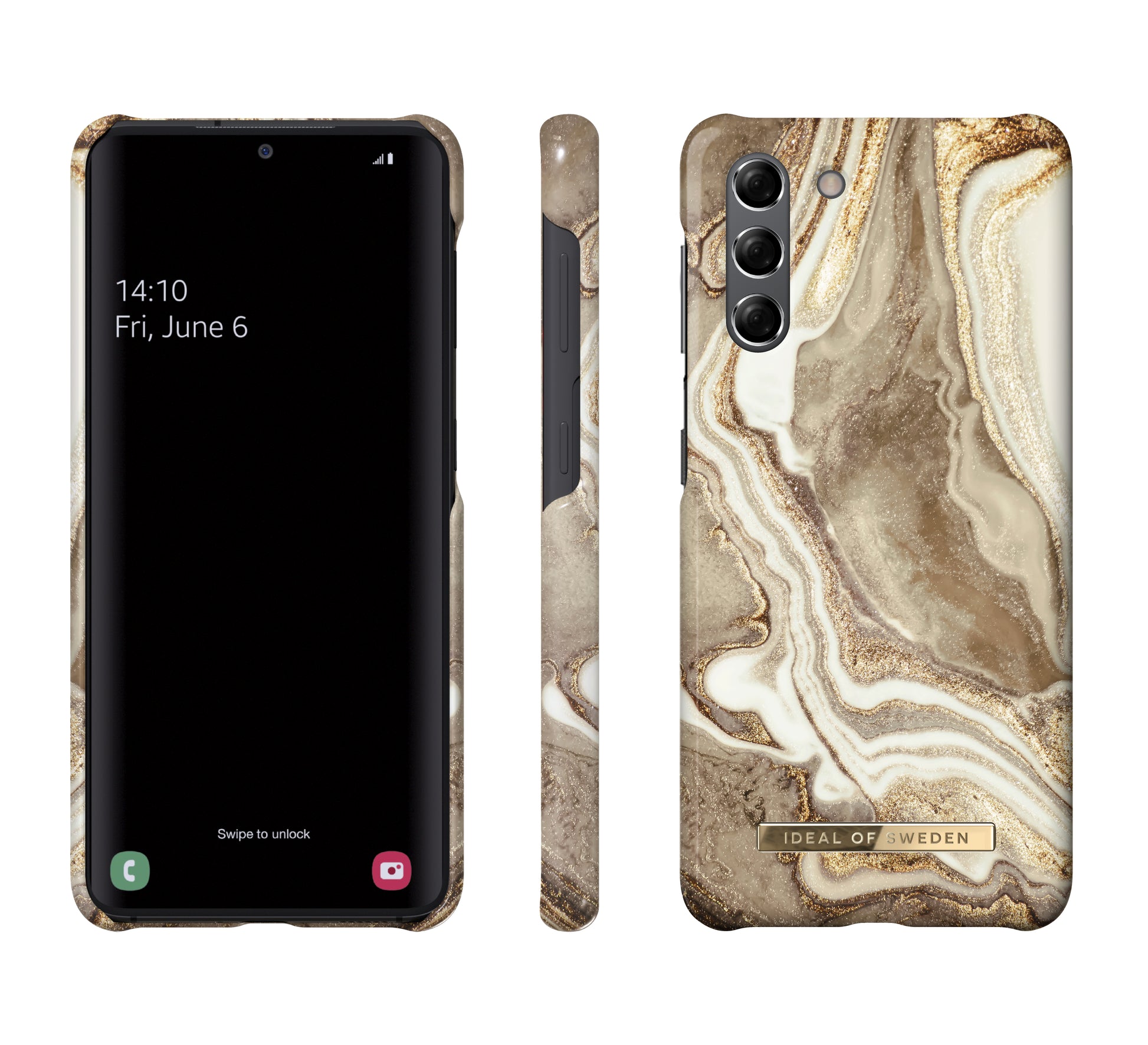 Ideal of Sweden – Backcover – für Samsung Galaxy S21 – Golden Sand Marble
