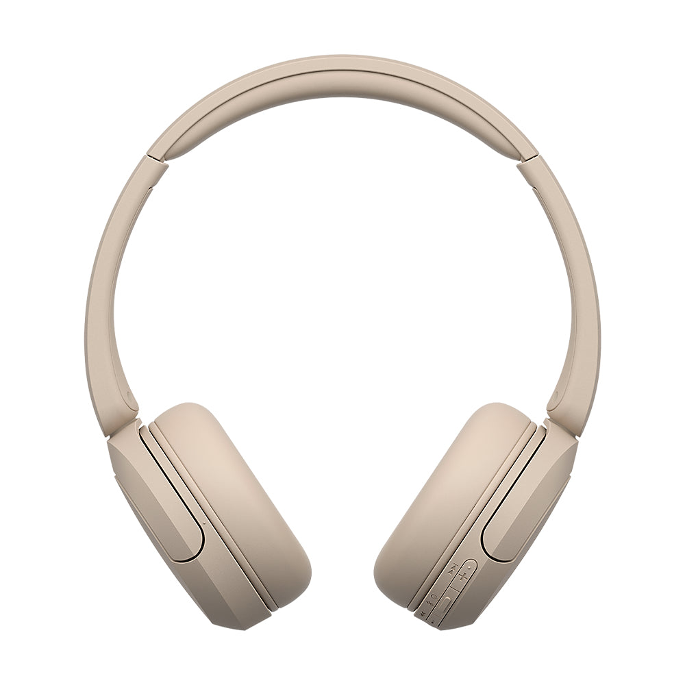 Sony WH-CH520 – On-Ear Headset – Bluetooth 5.2, geschlossen – beige, für Google Assistant/Apple Siri, bis 40 h