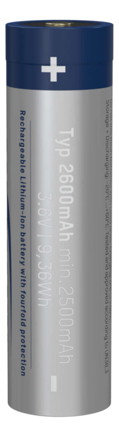 Ansmann 18650 Akku 3,6 V 2600 mAh 9,36 Wh Li-Ion