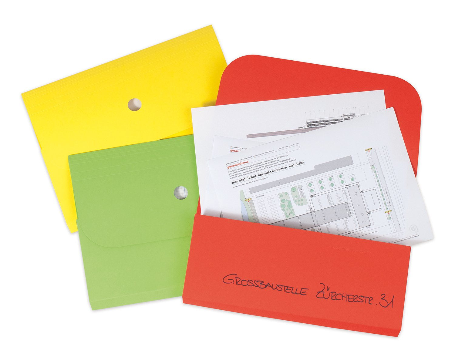 Elco Sammelmappe für A4, Karton, Blau