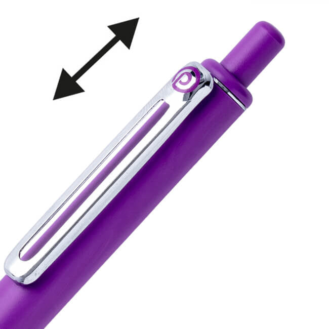 Pentel iZee BX470-B Kugelschreiber – Schwarz, 1 mm Spitze, Druckmechanik, Rot, nachfüllbar