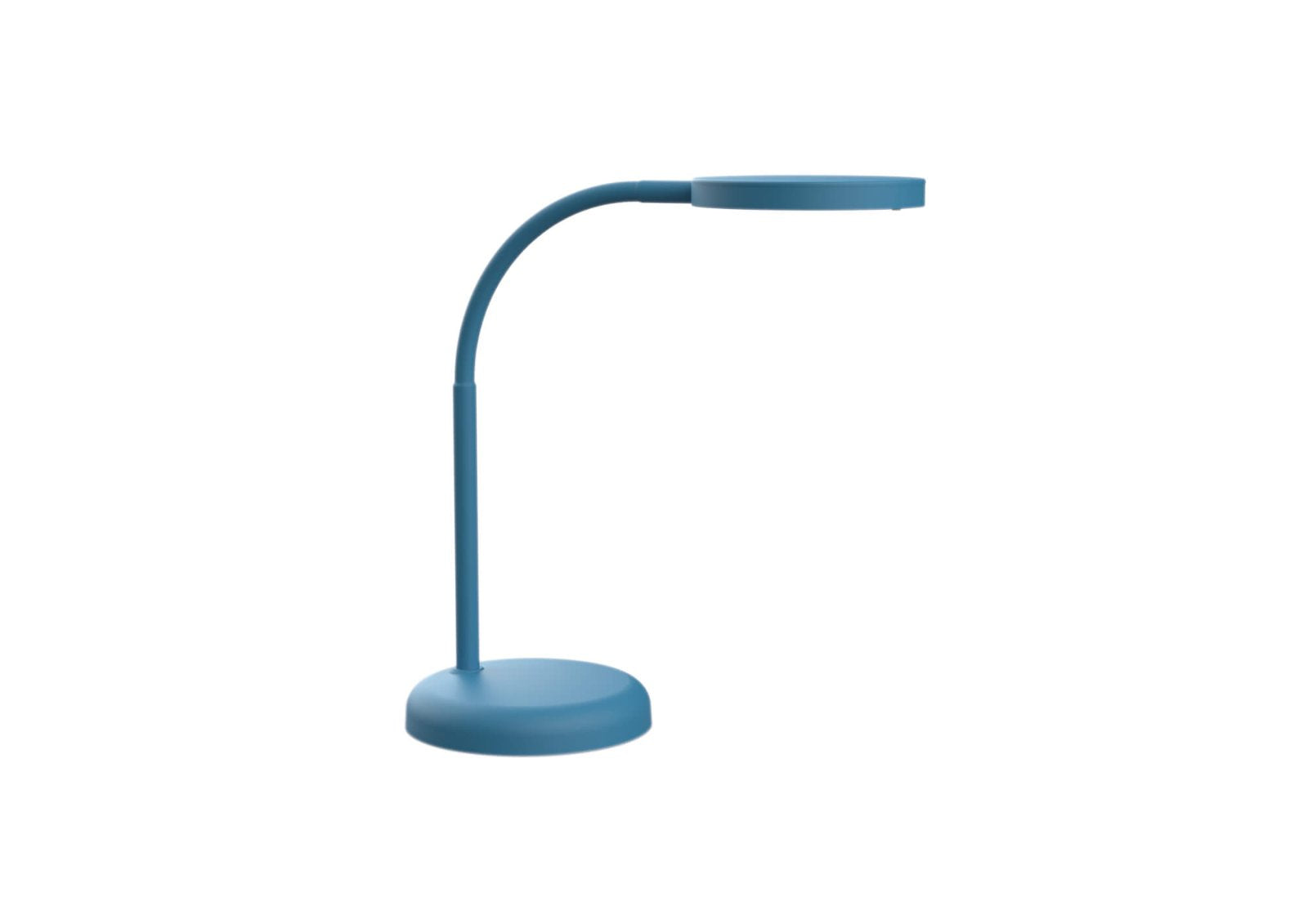 MAUL LED Tischleuchte – drehbar, neigbar – 3000 K – 480 lm 7 W – blau, Metall