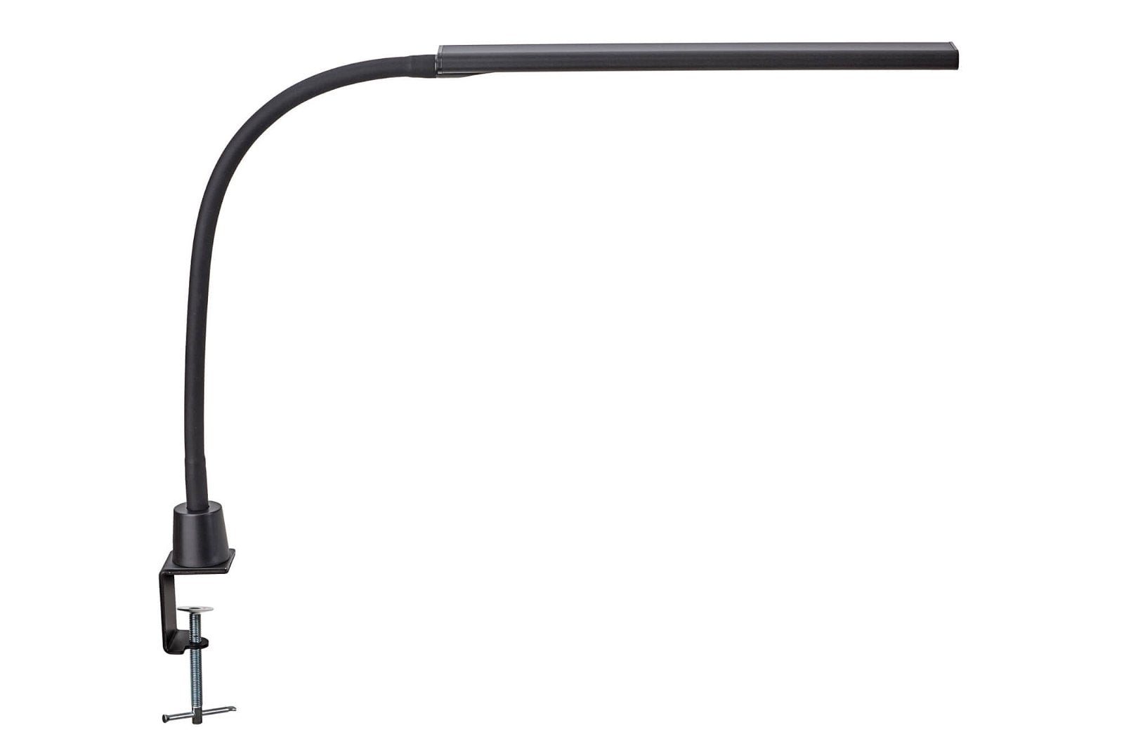 MAUL Tischleuchte MAULpirro 8202690 – LED 7 W, 726 lm, 3000 K, dimmbar, Klemmfuss – Schwarz