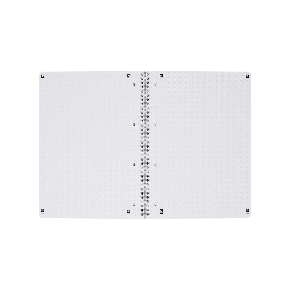 Oxford Collegeblock, Karton, 80 Blatt, 4-fach gelocht, perforiert, 90 g/m² – Sand, für SCRIBZEE App