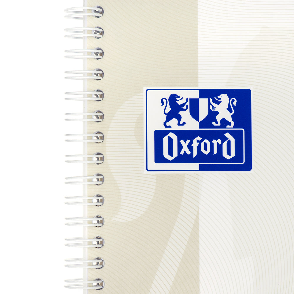 Oxford Collegeblock, Karton, 80 Blatt, 4-fach gelocht, perforiert, 90 g/m² – sand, für SCRIBZEE App