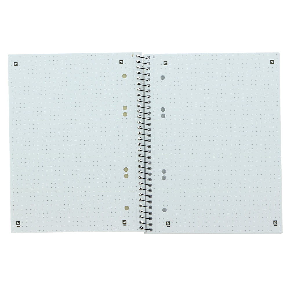 Oxford Collegeblock – A5+ – 90 g/m² – Spiralbindung, mikroperforiert, Ausreisshilfe, Mint, EU Ecolabel
