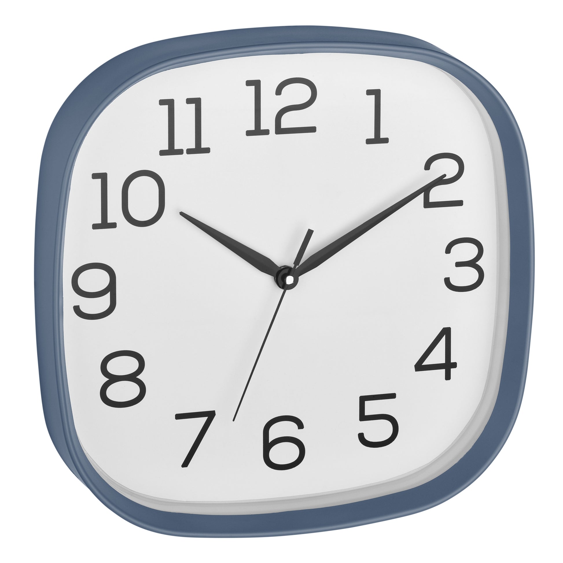 TFA-Dostmann TFA Dostmann Wanduhr – Analog, lautlos, 29,5 × 29,5 × 5,5 cm, Blau, Kunststoff