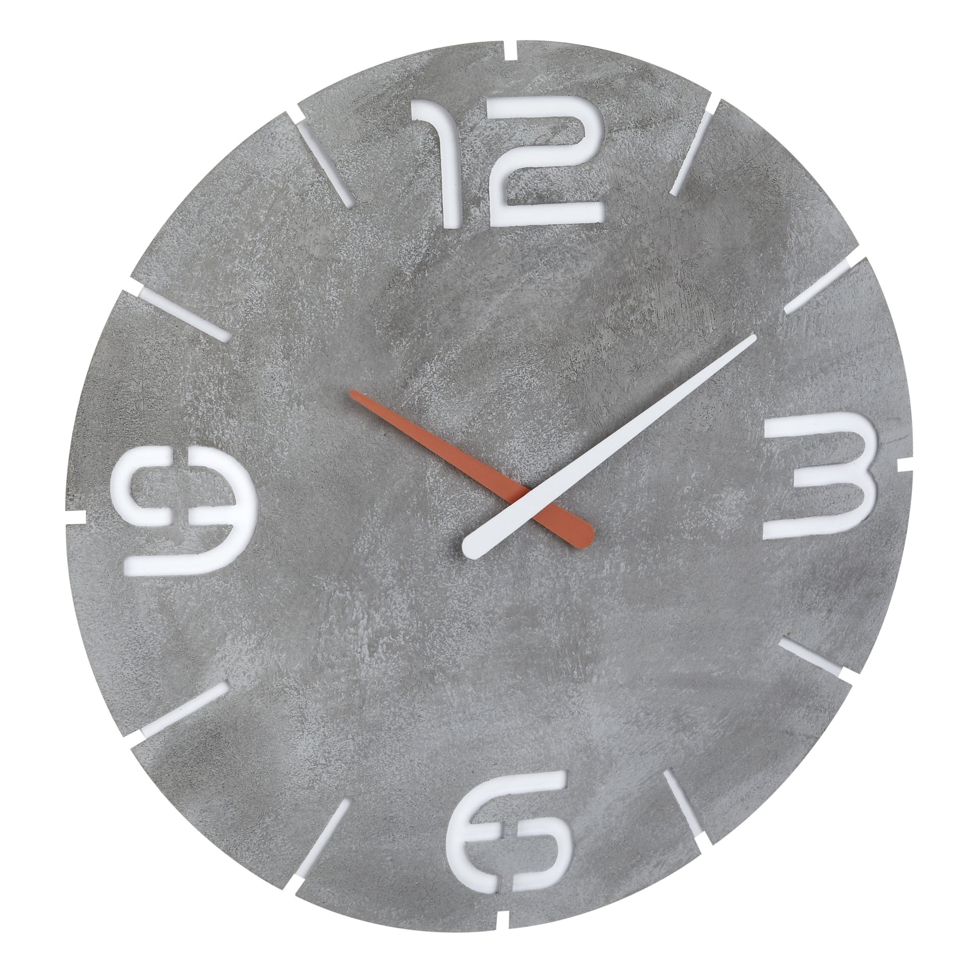 TFA-Dostmann TFA Dostmann CONTOUR Wanduhr – Funk, analog, Ø 35 cm, grau, Kunststoff