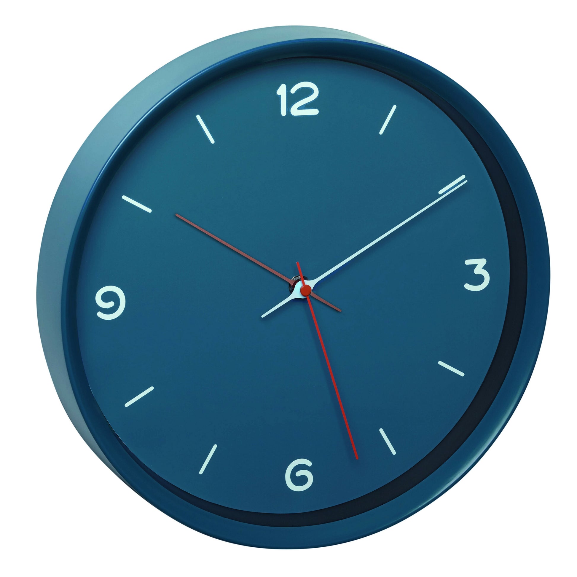 TFA-Dostmann TFA Dostmann Wanduhr – Analog, lautlos, Ø 30,9 cm, Petrol, Glas