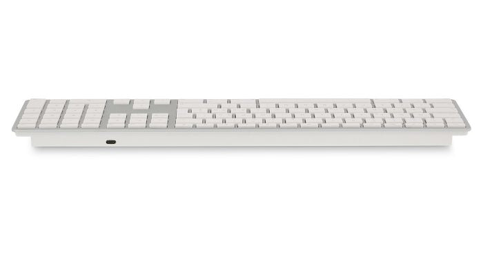 LMP WKB-1243 – Tastatur, kabellos (Bluetooth), CH-Layout (DE-CH), Fullsize (mit Ziffernblock), Scissor