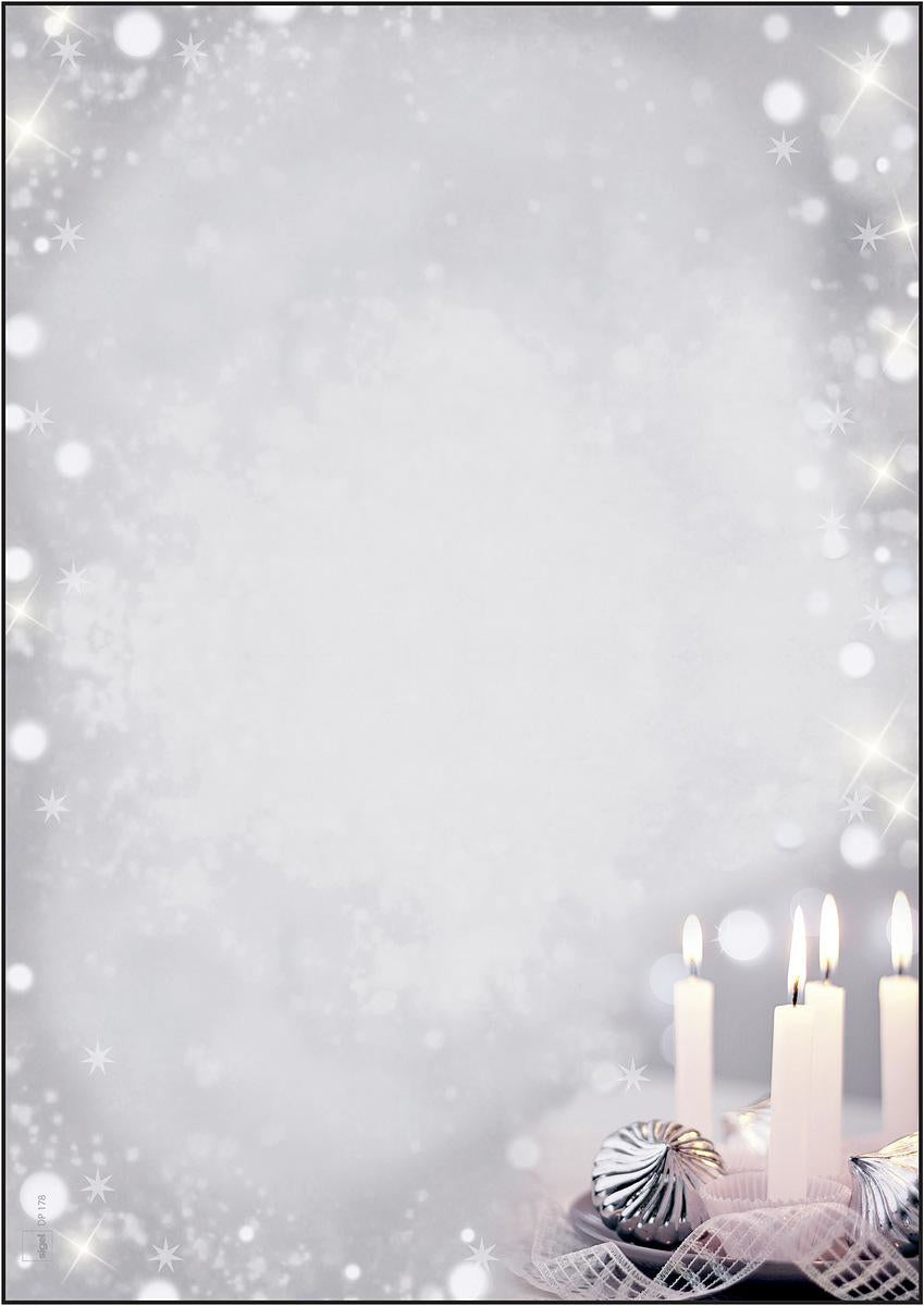 Sigel Motivpapier – A4, 90 g/m², Motiv: Christmas Silence – für Inkjet/Laser/Kopierer – FSC – 100 Blatt