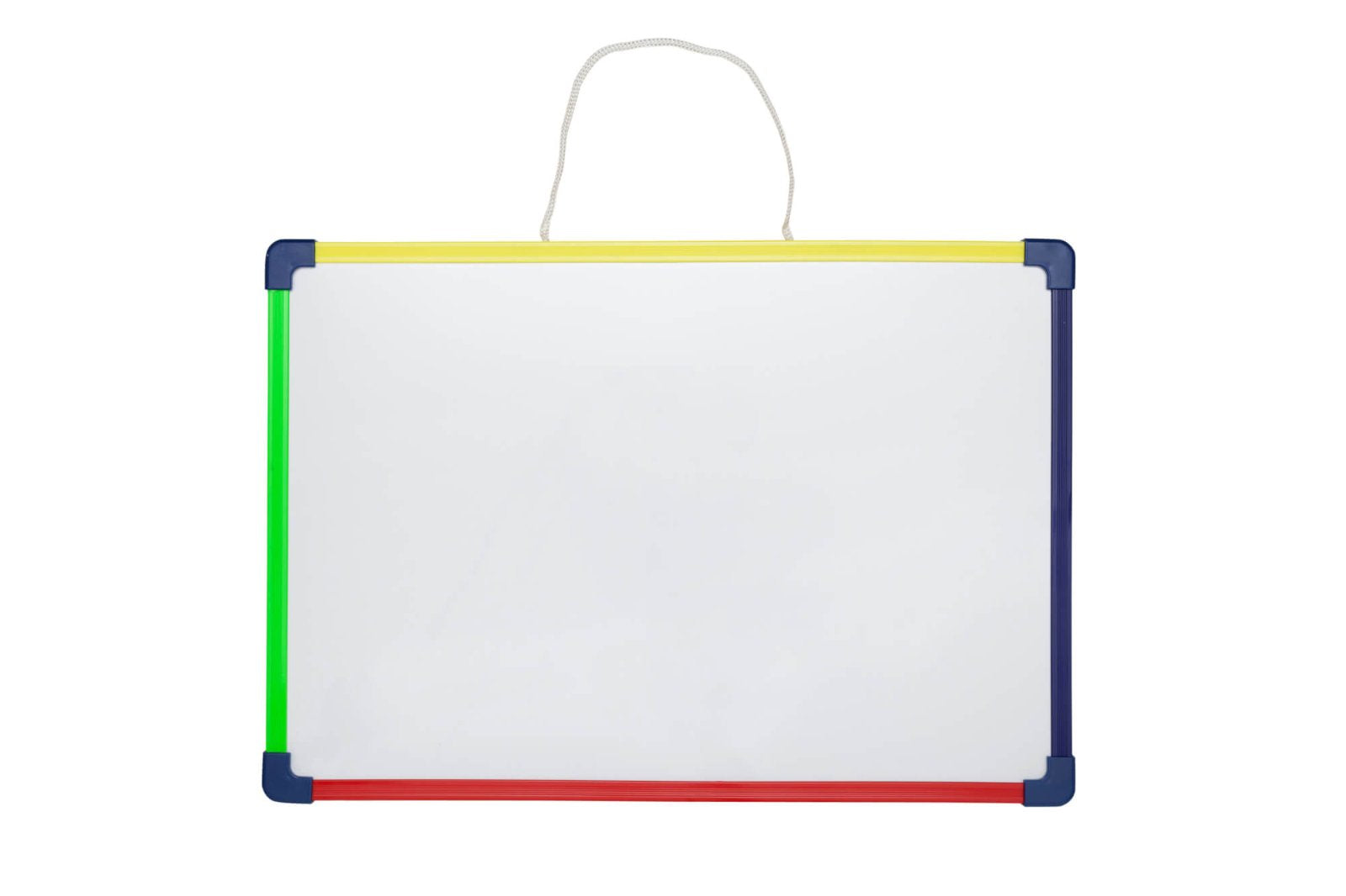 MAUL Whiteboard – 40 × 28 cm, lackierter Stahl, magnetisch, Kunststoffrahmen, Wandmontage, beidseitig