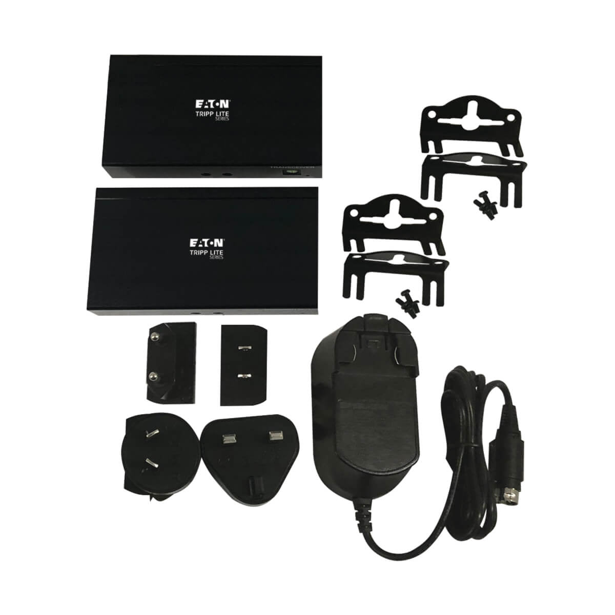 Tripp Lite B127A-1A1-BDBD – KVM-Extender-Set DisplayPort – 4K/60 Hz, USB 1.1, Audio 7.1, bis 70 m über Cat 6