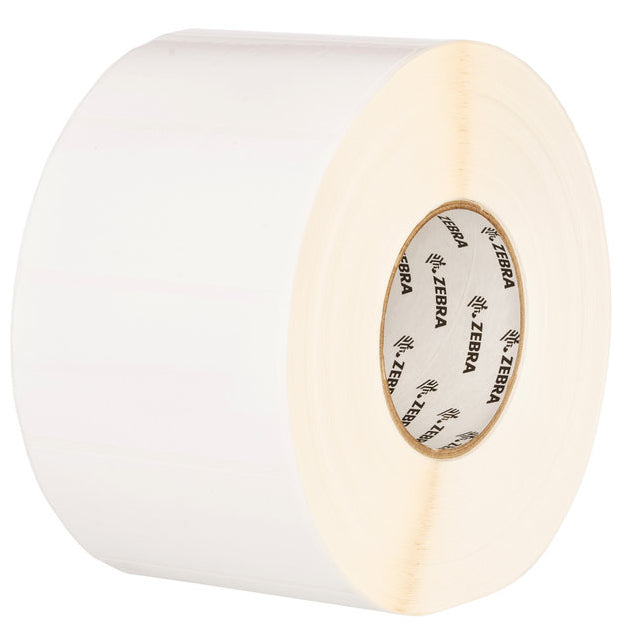 Zebra Gestanzte Etiketten, 102 mm × 152 mm, weiss, Polyolefin, Permanent, 4 Rollen, 950 Etiketten/Rolle