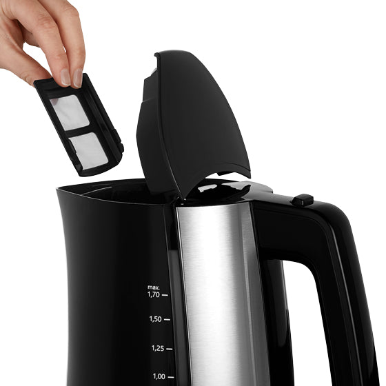 Melitta Wasserkocher – 1,7 l, Kunststoff, Schwarz