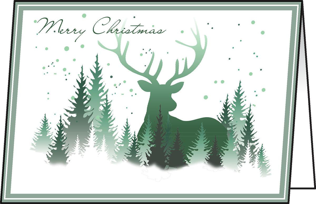 Sigel Weihnachtsgrusskarte – A6 (105 × 148 mm) – mit Umschlägen, für Inkjet/Laser/Kopierer, 25er Pack