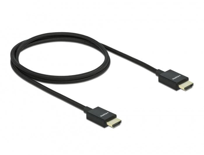 DeLOCK HDMI Kabel (A–A, M–M) HDMI 2.1 8K 60 Hz – 1 m – HDR