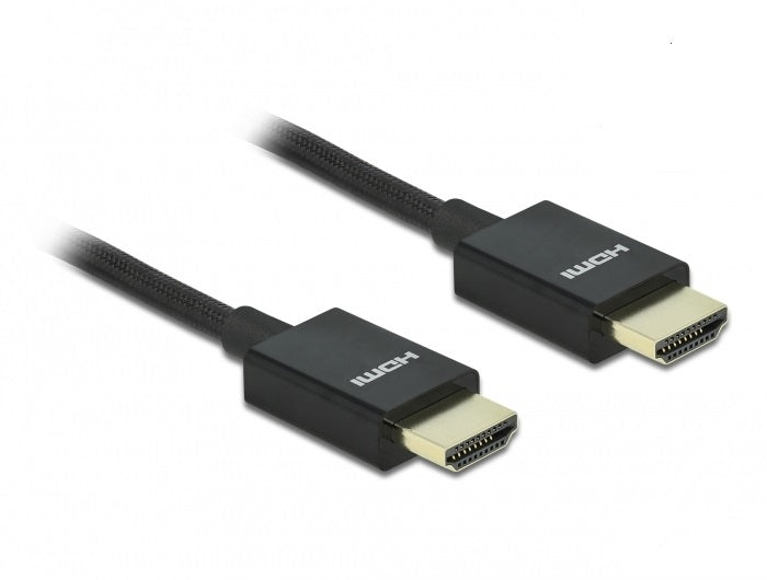 DeLOCK HDMI-Kabel, Schwarz, 1 Stück