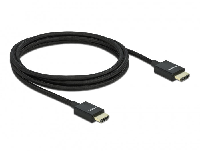 DeLOCK HDMI-Kabel, Schwarz, 1 Stück