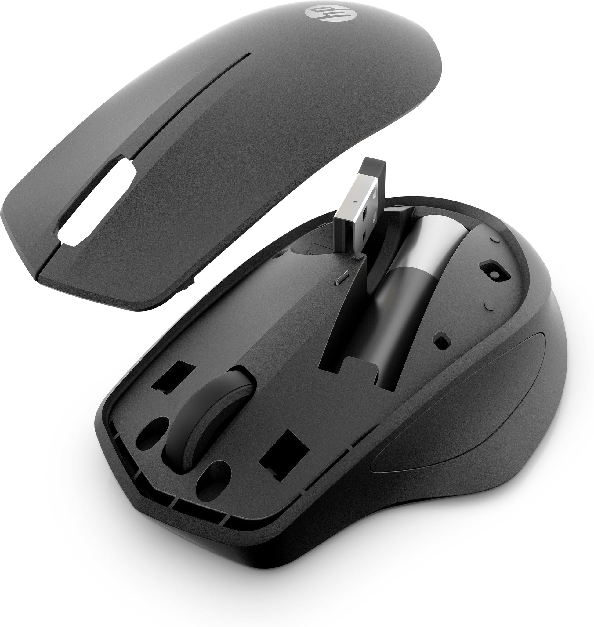 HP 280 Silent Maus – kabellos, schwarz
