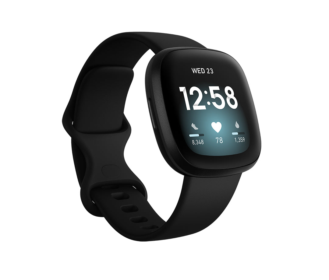 Fitbit Versa 3 – Smartwatch – GPS, 50 m, Schwarz