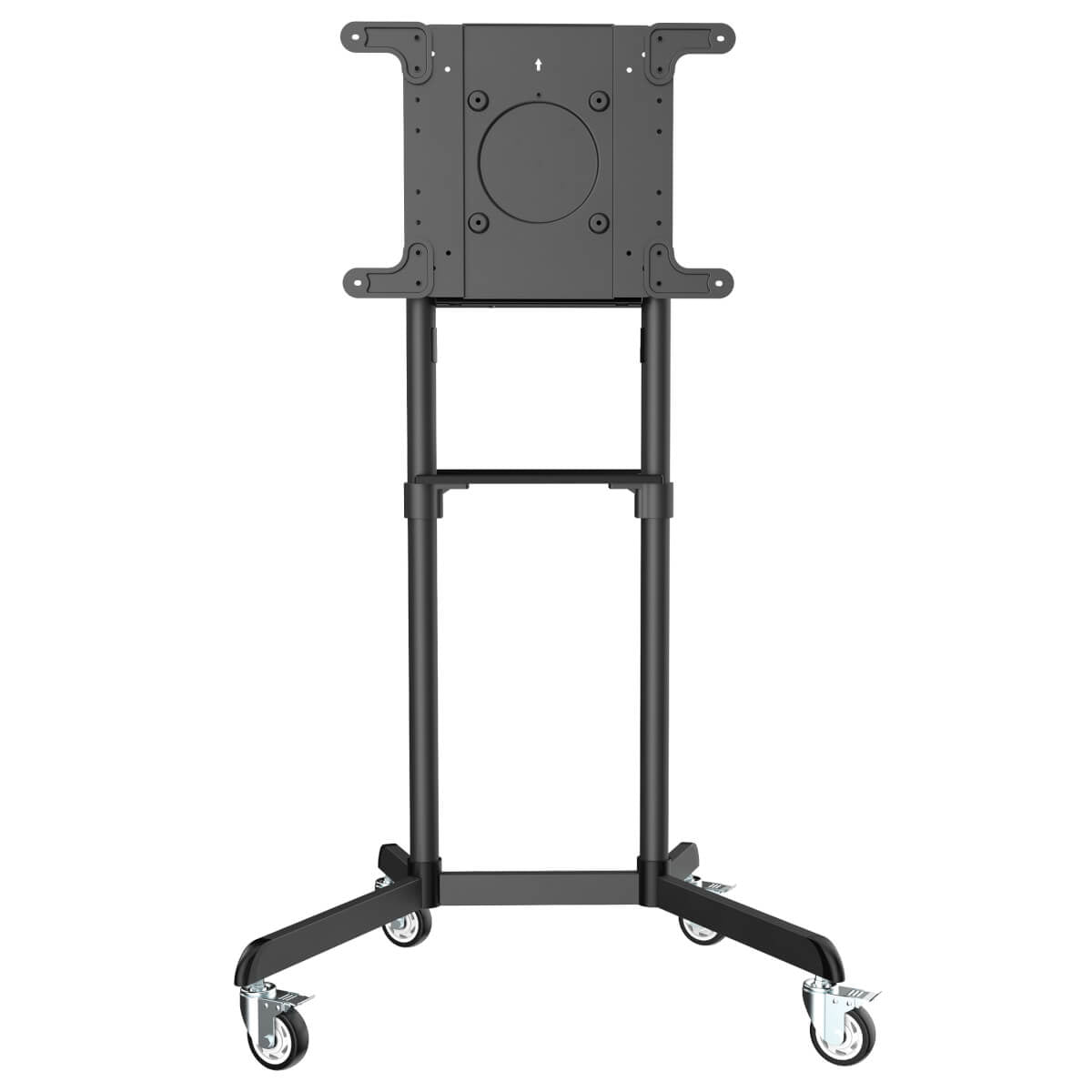 Tripp Lite TV-Wagen – 37–70" – VESA 200×200–600×400 – bis 70 kg, mit Rollen – DMCS3770ROT, Schwarz
