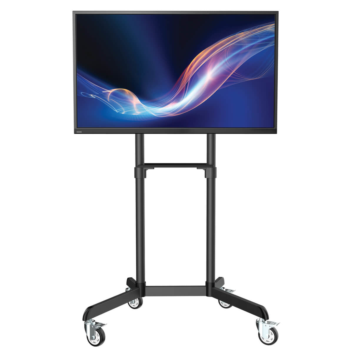 Tripp Lite TV-Wagen – 37–70" – VESA 200×200–600×400 – bis 70 kg, mit Rollen – DMCS3770ROT, Schwarz