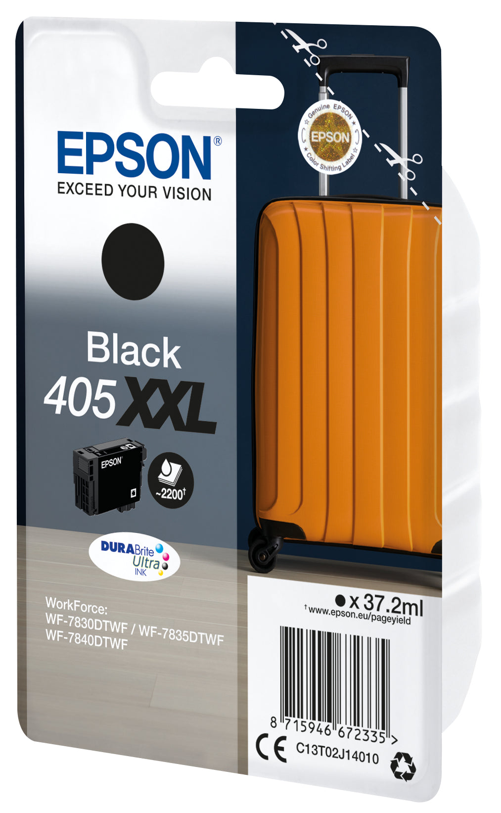 Epson Tintenpatrone 405XXL, Schwarz, XXL, Original