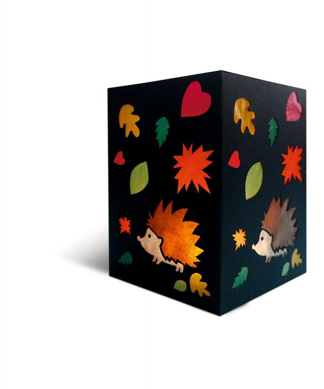 URSUS Papierlaterne, Papier, Schwarz, 14 × 20 cm, 25 Stk.