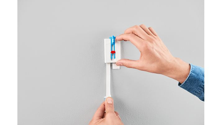 TESA Haken – transparent – 2 kg – 2 Stück