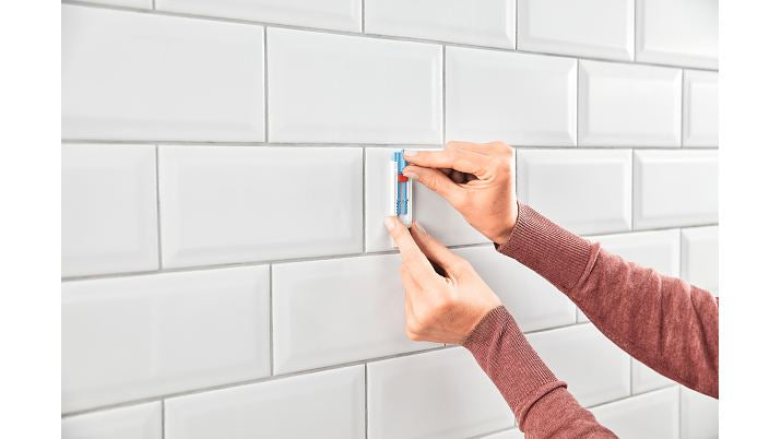 TESA Haken – Kunststoff/Metall – Blau/Weiss (2 kg) – 2 Stück