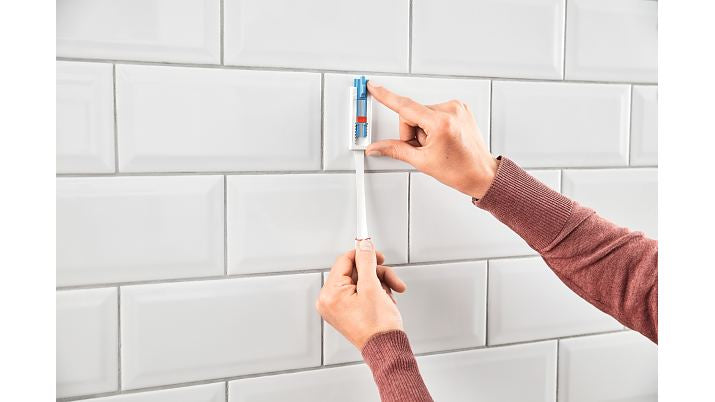 TESA Haken – Kunststoff/Metall – Blau/Weiss (2 kg) – 2 Stück