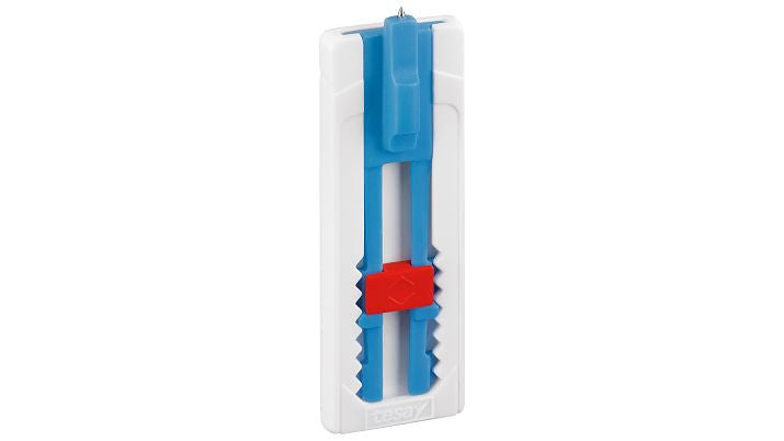 TESA Haken – Kunststoff/Metall – Blau/Weiss (2 kg) – 2 Stück