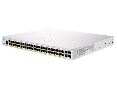 Cisco CBS250-48P-4G – Verwalteter L2/L3 Switch – 48× 1G, 4× SFP, PoE, 19"