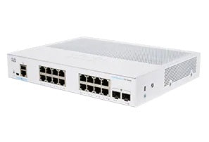 Cisco CBS250-16T-2GEU-RF – Managed Switch – 16×GbE, 2×SFP, L2/L3, 19" Rack
