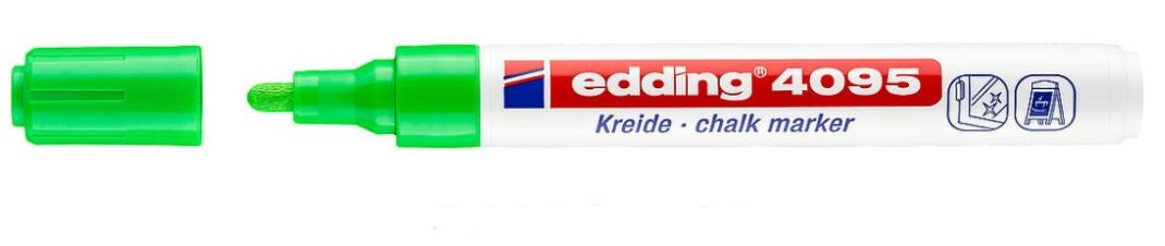 Edding Kreidemarker 4095 – Rund, 2–3 mm – Hellgrün