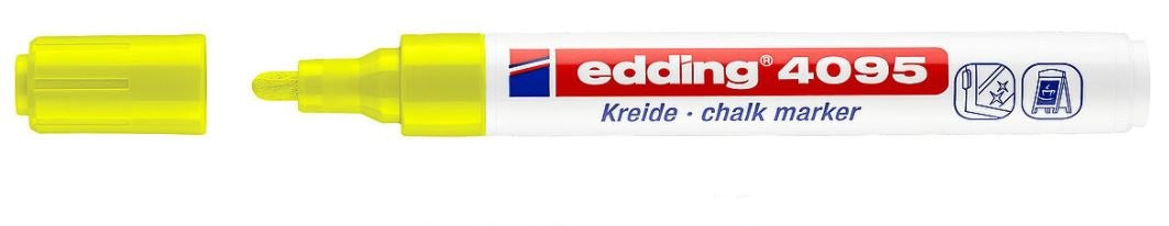 Edding Kreidemarker 4095 – Rund, 2–3 mm – Neongelb