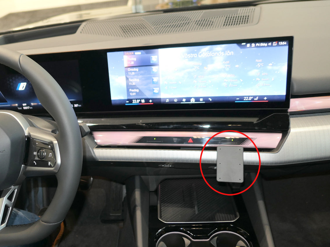Brodit ProClip – Auto-Halterung – Armaturenbrett, für BMW 5er-Serie (G60/G61/G68) und i5 – Schwarz