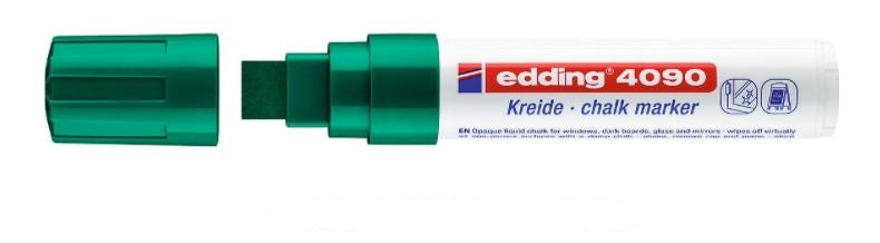 Edding Kreidemarker 4090 – Keilspitze, 4–15 mm – Grün