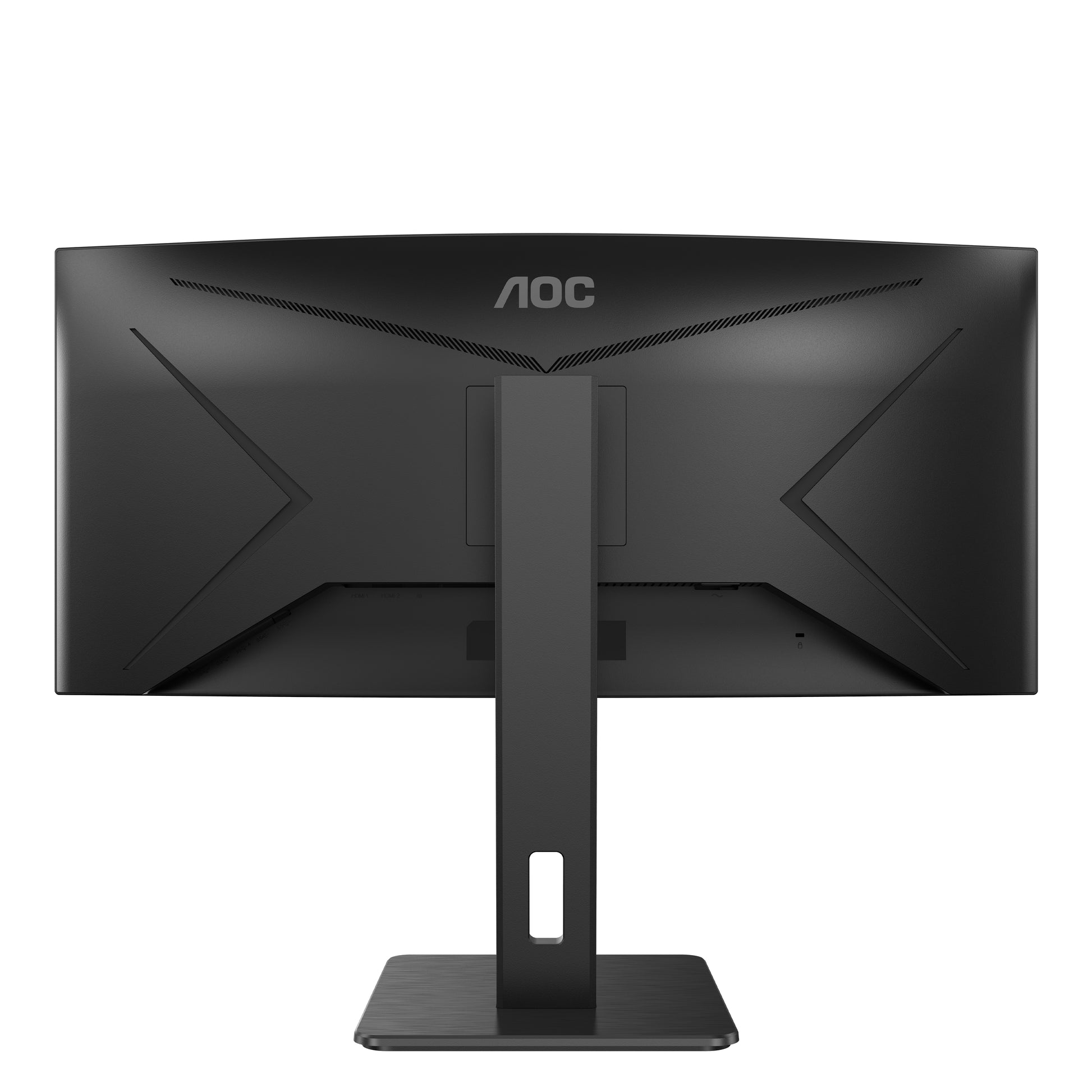 AOC CU34P2A – Monitor, 34", 3440 × 1440, VA, 100 Hz, 300 cd/m², Gebogen, USB-Hub, VESA 100 × 100, Schwarz