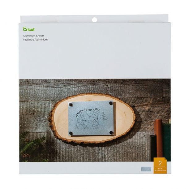 Cricut Metall-Schild, Aluminium, 20 × 20 cm, 2 Stk., für Cricut Maker, 2007459