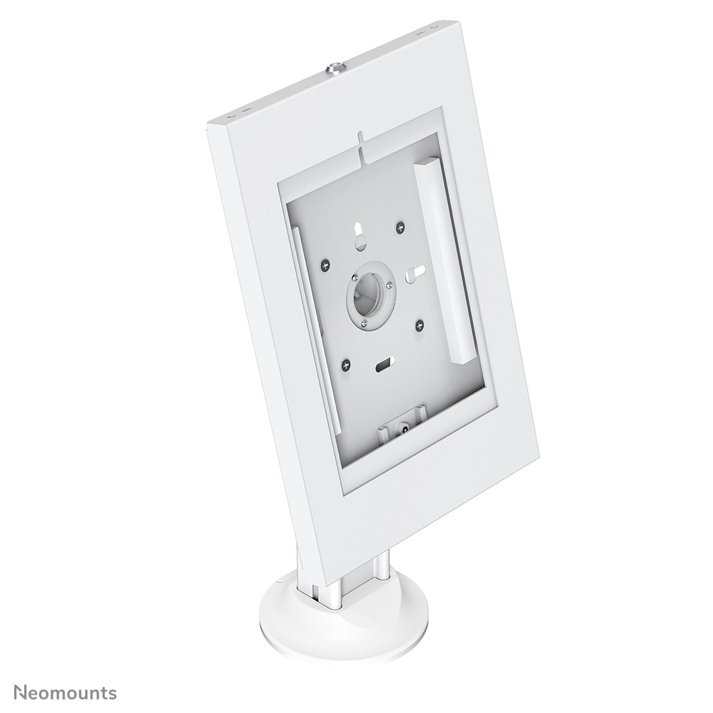 Neomounts Tablet-Tischhalterung – 9,7–11", VESA 75×75, abschliessbar – Weiss