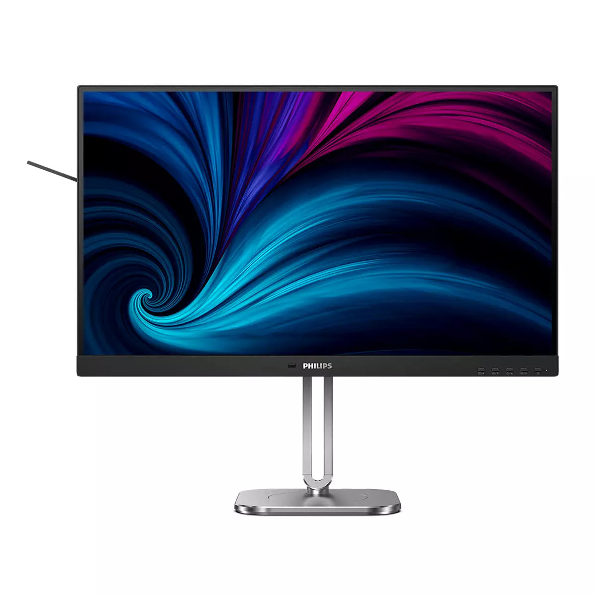 Philips 27B2N4500/00 – Monitor, 27", 120 Hz, 350 cd/m², Adaptive Sync, Integrierte Lautsprecher, USB-Hub, Grau