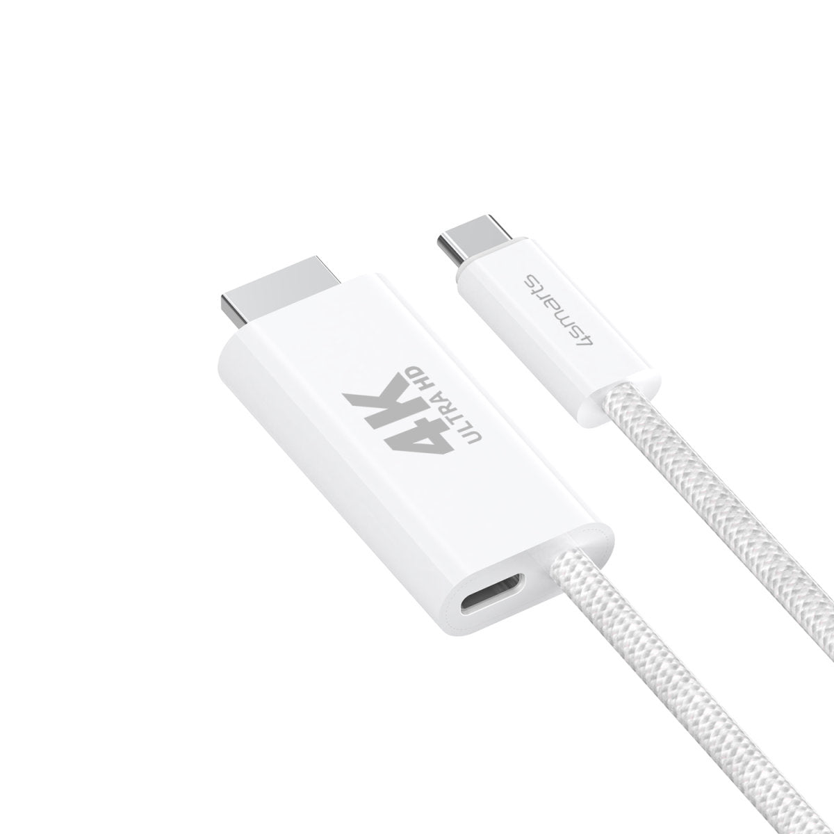 4smarts USB-C auf HDMI Kabel 4K – 2 m – Weiss