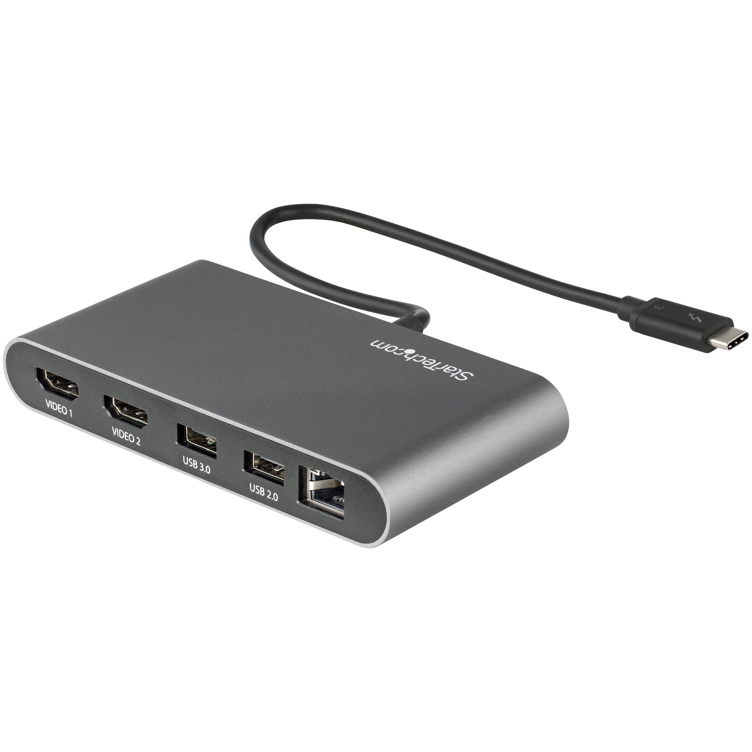 StarTech.com Dockingstation – Thunderbolt 3, 2× HDMI, 2× USB-A, GbE, für Windows/Mac
